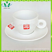 Factory Direct Extra White Ceramic Cup And Saucer